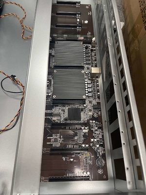 Rx580 590 3070 8 GPU-Bergbau-Fall-Aluminium, das Server Rig Frames 3080 Gpu gewinnt