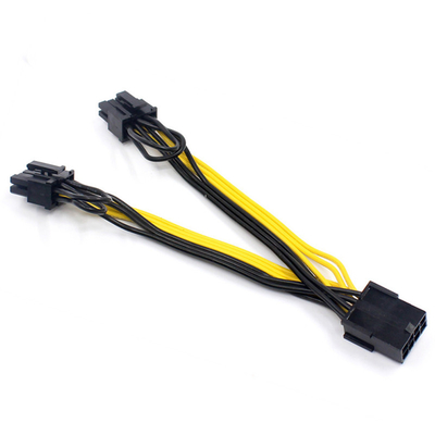 Bergmann-Parts 8 Pin Psu Cable 2 PCIE 8p Asic Hafen 18 AWG-Lehredraht